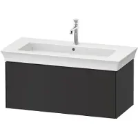 Duravit Waschtischunterschrank White Tulip 98,4x45,8cm, gr s-matt, 1 Ausz., wandhängend