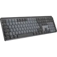 Logitech 920-010754, Kabellos, RF Wireless + Bluetooth, Mechanischer Switch, QWERTY, LED, Graphit