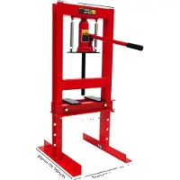 OEM Hydraulische Presse, verstellbare Höhe, 6 Tonnen Tragfähigkeit, Rot