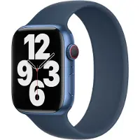 Apple Silikon Solo Loop für Watch | 38/40/41/42 mm - Größe 9 - Abyss Blue