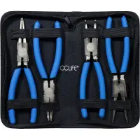 CCLIFE 150MM 4-tlg Sprengringzange Zange Seegeringzange Sicherungszangen Satz, 150mm Länge