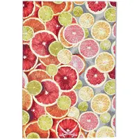 Sansibar Teppich "Rantum Beach 003", bunt (orange, multi), B:160cm H:5mm L:230cm, Polypropylen, Teppiche, Teppich, Flachgewebe, modernes Sommer Design, Outdoor geeignet, auch in rund