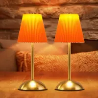 ZMH Tischlampe Kabellos Nachttischlampe 2er Set- Akku Touch Tischleuchte Schwarz Dimmbar 3 Farbtemperature Schlafzimmerlampe mit USB für Esszimmer