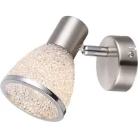 Globo Rachel Strahler Nickel matt, 1xE14 LED; 56041-1