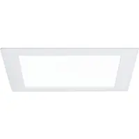Paulmann Premium Einbauleuchten Set Panel eckig LED 1x8W 6500K 8VA 230V/350mA 210mm Weiß m/Alu