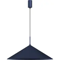 Eko-Light Hängeleuchte Capital, blau, 1-flammig, Ø 60 cm, GX53