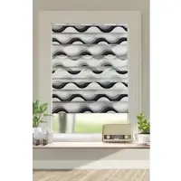 Otto Home Doppelrollo "Welle" Gr. 7, grau, B:90cm H:130cm, Polyester, Rollos, Doppelrollo, Fixmaß, Klemmfix-Duo-Rollo, Rollo "Welle", für Fenster