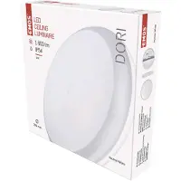 Emos LED Wand- und Deckenleuchte DORI weiß, IP54, in Kreisform, 18W Ersatz für 100W, 1800 lm, Neutralweiß 4000 K, , ZM4311