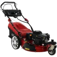 GeoTech Pro S58-3 BMSWGE L225 - Benzin-Rasenmäher mit Radantrieb - Einzelradschwenkung - mit Elektrostarter