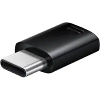Samsung Datentransferadapter - 1 x Typ-C Stecker USB - 1 x Buchse Micro USB - Schwarz