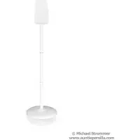 Euraneg GmbH Euraneg Desinfektionssäule zerlegbar, Edelstahl SD130, Extravaganter Desinfektionsmittel Ständer für Euraneg Desinfektionsmittelspender, 1 Stück