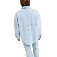 Roxy Shirtjacke "Kick Back Washed", Damen, Gr. XS, sunbleached, Obermaterial: 74% Baumwolle, 25% Recycled Baumwolle, 1% Elasthan., Shirts Shirtjacke