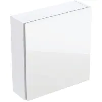Geberit Hängeschrank Acanto qu., 1 Tür, Br. 45cm, we. hgl / we. gl