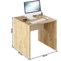 Kondela Schreibtisch Rioma Typ 17 – Artisan-Eiche / Weiß