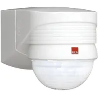 B.E.G. Wandbewegungsmelder LC-plus 280 mit Fernbedienung - Weiß - - 91008