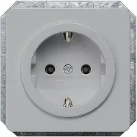 BSH Hausgeräte GmbH 5UB1467 DELTA profil SCHUKO-Steckdose, silber