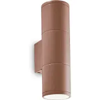 Ideal Lux Moderne Wandleuchte Gun Aluminium Coffee 2 Lichter Gu10