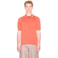 Armani Exchange für Herren. XM001977AF20139U3040 Polo-Strick orange (M), Lässig, Baumwolle, Kurzarm