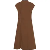 Armani Exchange für Damen. XW002838AF21529U6136 Kleid mit ausgestellter Passform (S), Braun, Lässig, Polyester, Kurzarm