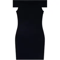 Armani Exchange für Damen. XW001742AF21295UC001 Eng anliegendes schwarzes Kleid (XL), Lässig, Klassisch, Polyamid, Ärmellos / Hosenträge