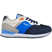 Pepe Jeans für Jungen. PBS400013 Turnschuhe London Südblau (36), Wohnung, Schnürsenkel, Lässig, Kinderbekleidung
