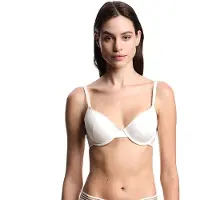 Emporio Armani für Damen. EW001838_AF19029 Beige gepolsterter BH (90C), Heimtextilien, Polyamid