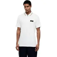 EA7 für Herren. 7M001333_AF13739 Label-Premium-Poloshirt aus Strick weiß (XL), Lässig, Baumwolle, Kurzarm