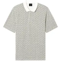 Armani Exchange für Herren. XM000736AF10819F1165 Beigefarbenes Poloshirt (XL), Lässig, Baumwolle, Kurzarm