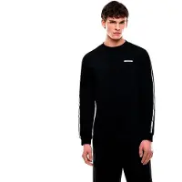 EA7 für Herren. 7M001478_AF12660 Sweatshirt Logo schwarz (3XL), Lässig, Sportlich, Baumwolle, Langarm