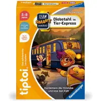 Ravensburger Spiel "tiptoi Team SMART ermittelt – Diebstahl im Tier-Express", bunt, Spiele, Kinder, Spiel