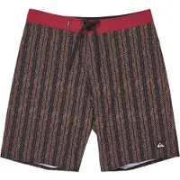 Quiksilver Boardshorts "Surfsilk Straight 20", Herren, Gr. 33(M/L), schwarz horizons, Obermaterial: 88% Microfaser, 12% Elasthan;, Hosen Boardshorts