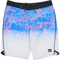 Quiksilver Boardshorts "Highline Printed 20", Herren, Gr. 34L, nebulas blau fade reflection, Obermaterial: 51% Polyester, 37% Polyester, 12% Elasthan., Hosen Boardshorts