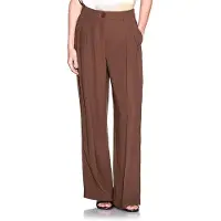 Armani Exchange für Damen. XW001939AF21529U6136 Braune Hochhose (XXS), Lässig, Klassisch, Polyester