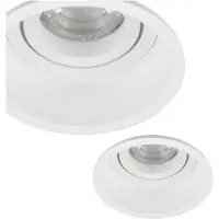 Azzardo AZ2682 Technoline TORRES GU10 WEISS Einbauleuchte 1xGU10 40W IP20 weiß