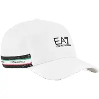 Emporio Armani Unisex. 7X000609_AF15502 Italian Spirit Cap weiß (M), Lässig, Sportlich, Baumwolle, Sportbekleidung