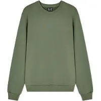 EA7 für Herren. 7M001489_AF17787 Sweatshirt Logo Serie grün (3XL), Sportlich, Baumwolle, Sportbekleidung, Klassisch, Multisport, Kurzarm