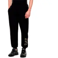 EA7 für Herren. 7M001565_AF17787 Premium Label-Hose Schwarz (M), Lässig, Sportlich, Baumwolle, Sportbekleidung, Multisport