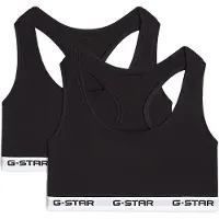 G-Star Bralette "CARNELIAN, BRAS 2 PACK RACERBACK" Packung, 2 Stk. mit Logo-Saum