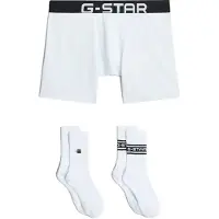 G-Star Boxer & Sock Set 44-47 - Weiß - Herren - XL