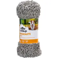 Dehner Lieblinge Hundematte Snuggy, ca. 76 x 53 cm, Polyester, grau