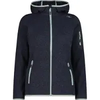 CMP Damen Unterjacke Kapuzen Fleecejacke Strick