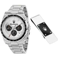 Maserati Velocità Chronograph Herrenuhr Geldklammer-Set Limited Edition