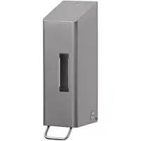 Ophardt hygiene SanTRAL NSU 11 Schaumseifenspender, Hygienischer Flüssigspender mit Rückwand aus Edelstahl, Farbe: grau, E/F
