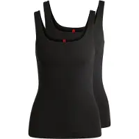 HUGO Tanktop "TWIN VEST" Packung, 2er-Pack, mit vertikalem Logoprint