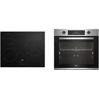 Beko BBSE12340XD, Zonen-Induktionskochfeld, 3 Zone(n), Schwarz, Berührung, 3 Zone(n), 145 mm