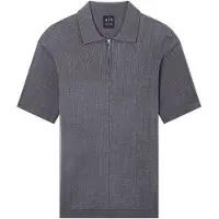 Armani Exchange für Herren. XM002438AF22249U8144 Polo Classic grau (XXL), Lässig, Baumwolle, Kurzarm