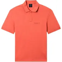 Armani Exchange für Herren. XM001286AF10366U3040 Reguläres Poloshirt rostorange (S), Lässig, Baumwolle, Klassisch, Kurzarm