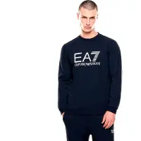 Emporio Armani für Herren. 7M002278_AF22266 Core Identity Sweatshirt blau (XXL), Lässig, Baumwolle, Langarm