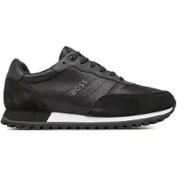 BOSS Sneaker "Sneaker Parkour-L Runn ny", Herren, Gr. 45, schwarz, Obermaterial: 100% Polyester PES. Futter: 100% Polyester PES. 100% Synthetik synthetic., Schuhe Sneaker