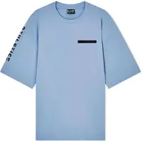 EA7 für Herren. 7M001584_AF20821 Athletic Mix T-shirt blau (XXL), Lässig, Baumwolle, Kurzarm